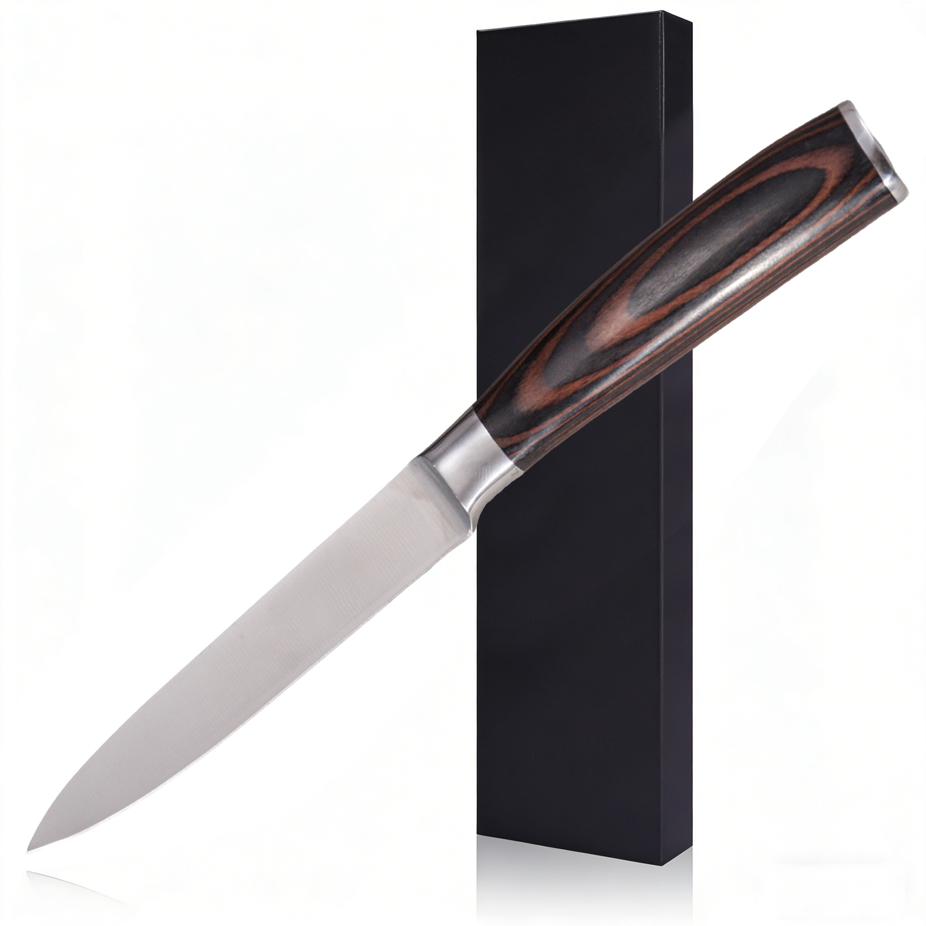 Wood-handle utility knife