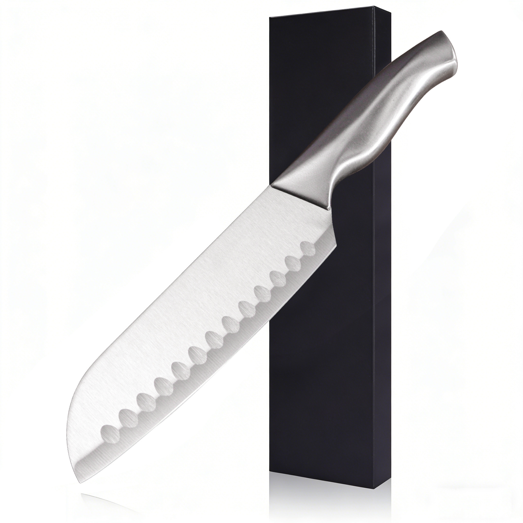 Seven-inch stainless chef knife
